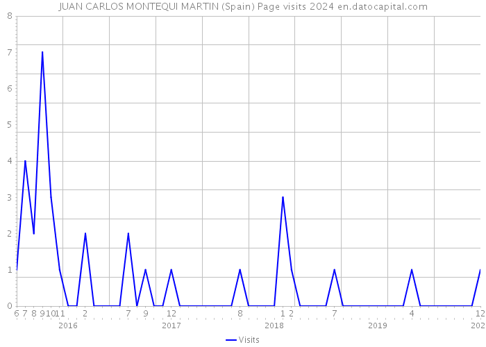 JUAN CARLOS MONTEQUI MARTIN (Spain) Page visits 2024 