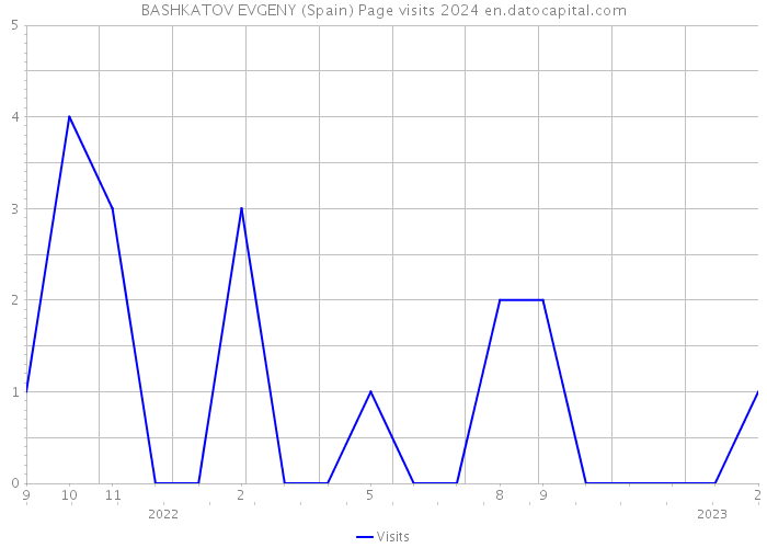 BASHKATOV EVGENY (Spain) Page visits 2024 