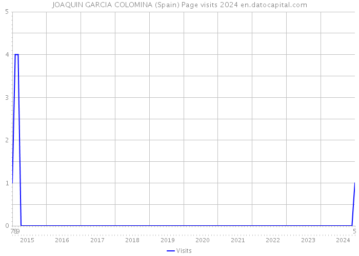 JOAQUIN GARCIA COLOMINA (Spain) Page visits 2024 