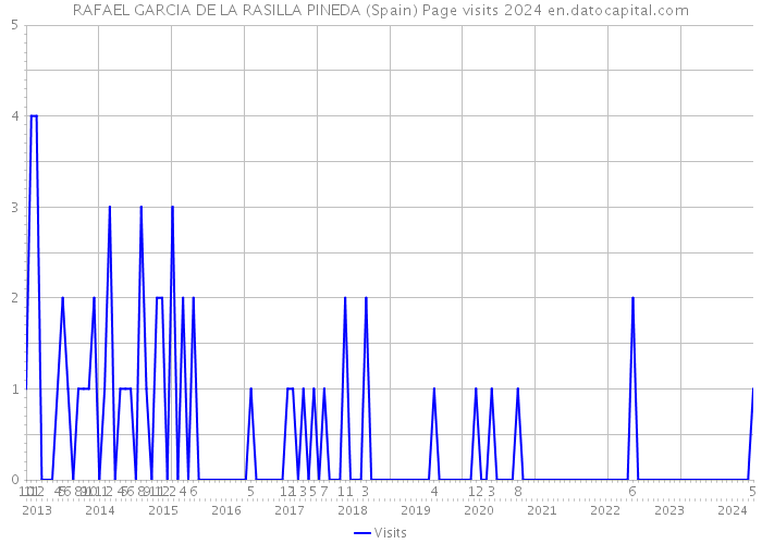 RAFAEL GARCIA DE LA RASILLA PINEDA (Spain) Page visits 2024 
