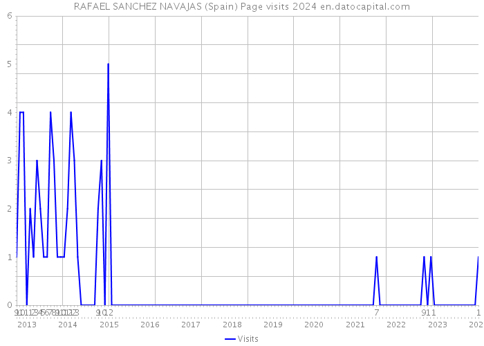 RAFAEL SANCHEZ NAVAJAS (Spain) Page visits 2024 