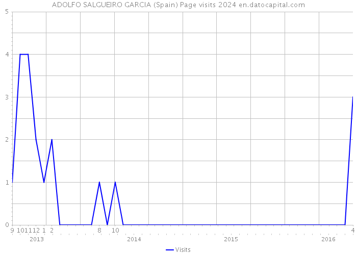 ADOLFO SALGUEIRO GARCIA (Spain) Page visits 2024 