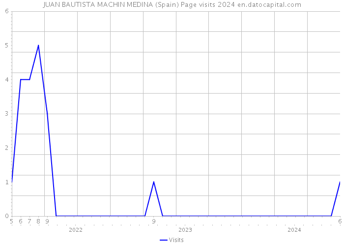 JUAN BAUTISTA MACHIN MEDINA (Spain) Page visits 2024 