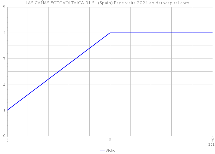 LAS CAÑAS FOTOVOLTAICA 01 SL (Spain) Page visits 2024 