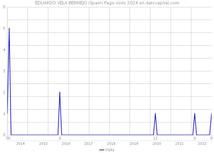 EDUARDO VELA BERMEJO (Spain) Page visits 2024 