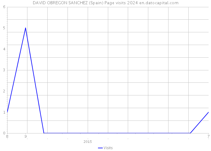 DAVID OBREGON SANCHEZ (Spain) Page visits 2024 