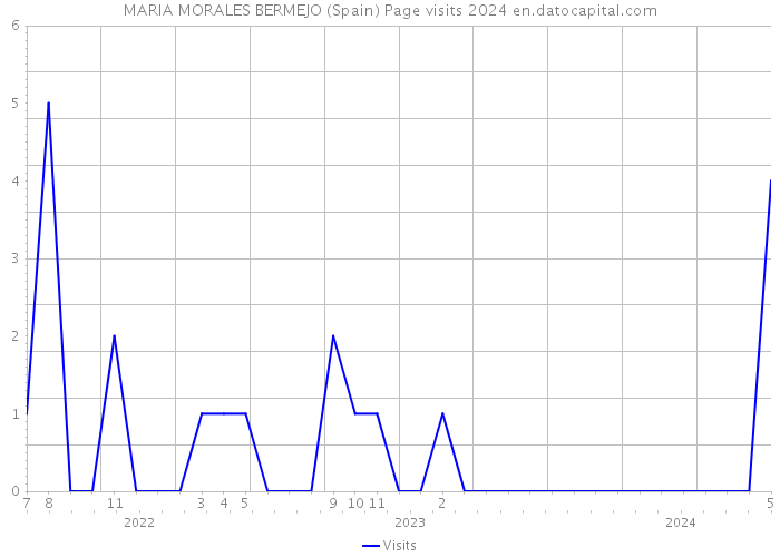 MARIA MORALES BERMEJO (Spain) Page visits 2024 