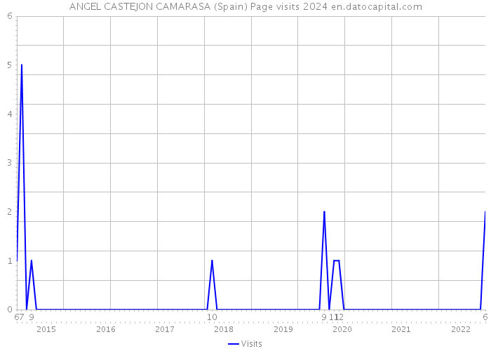 ANGEL CASTEJON CAMARASA (Spain) Page visits 2024 