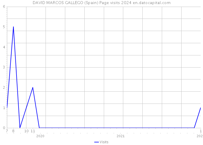 DAVID MARCOS GALLEGO (Spain) Page visits 2024 