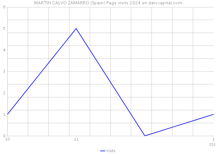 MARTIN CALVO ZAMARRO (Spain) Page visits 2024 