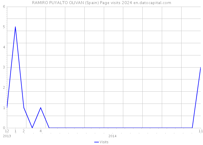 RAMIRO PUYALTO OLIVAN (Spain) Page visits 2024 
