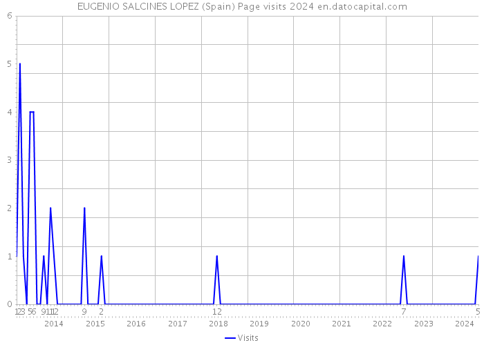 EUGENIO SALCINES LOPEZ (Spain) Page visits 2024 