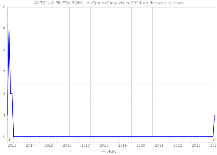 ANTONIO PINEDA BONILLA (Spain) Page visits 2024 