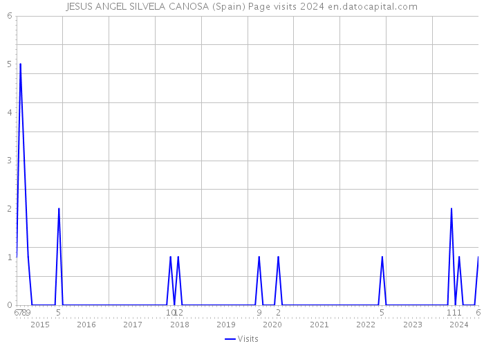 JESUS ANGEL SILVELA CANOSA (Spain) Page visits 2024 