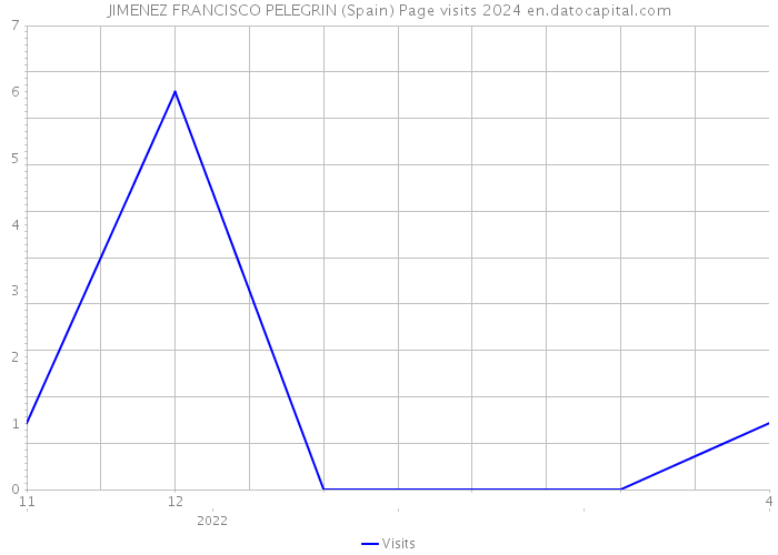 JIMENEZ FRANCISCO PELEGRIN (Spain) Page visits 2024 
