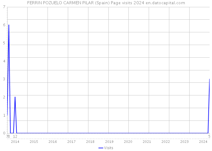 FERRIN POZUELO CARMEN PILAR (Spain) Page visits 2024 