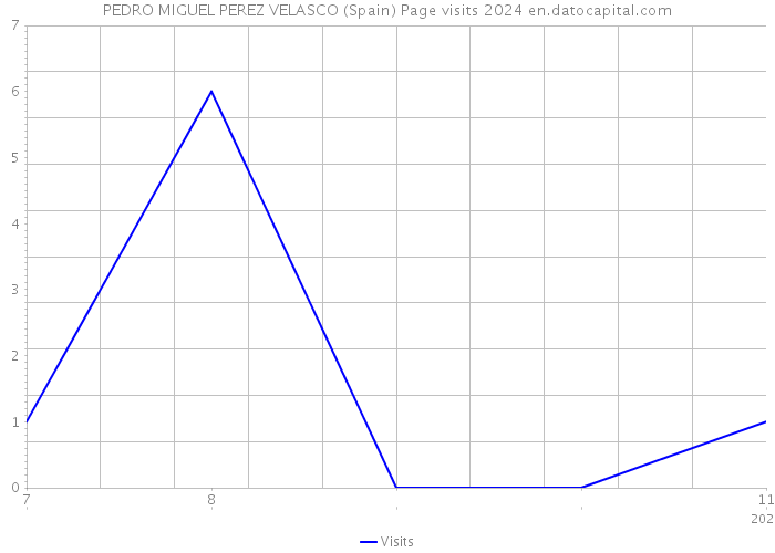 PEDRO MIGUEL PEREZ VELASCO (Spain) Page visits 2024 