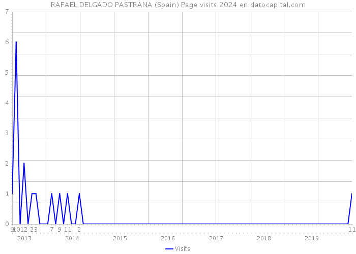 RAFAEL DELGADO PASTRANA (Spain) Page visits 2024 