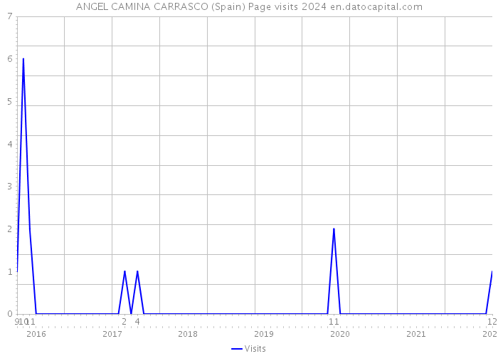 ANGEL CAMINA CARRASCO (Spain) Page visits 2024 
