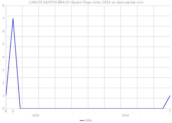 CARLOS SANTOS BRAVO (Spain) Page visits 2024 