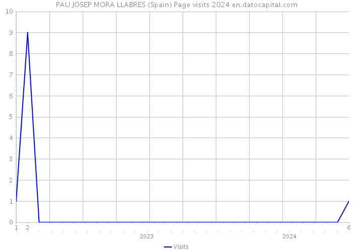 PAU JOSEP MORA LLABRES (Spain) Page visits 2024 