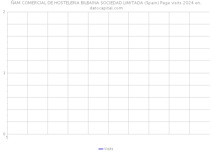 ÑAM COMERCIAL DE HOSTELERIA BILBAINA SOCIEDAD LIMITADA (Spain) Page visits 2024 