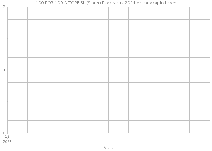 100 POR 100 A TOPE SL (Spain) Page visits 2024 