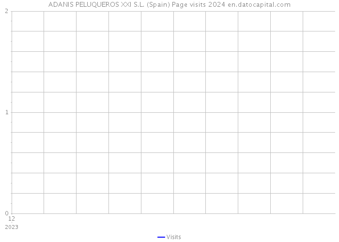 ADANIS PELUQUEROS XXI S.L. (Spain) Page visits 2024 