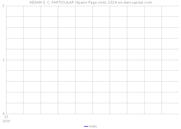 AESAM S. C. PARTICULAR (Spain) Page visits 2024 