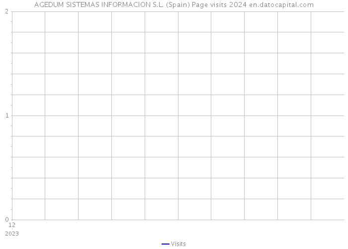 AGEDUM SISTEMAS INFORMACION S.L. (Spain) Page visits 2024 
