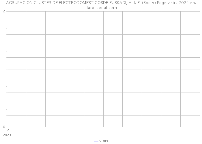 AGRUPACION CLUSTER DE ELECTRODOMESTICOSDE EUSKADI, A. I. E. (Spain) Page visits 2024 