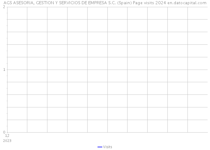 AGS ASESORIA, GESTION Y SERVICIOS DE EMPRESA S.C. (Spain) Page visits 2024 