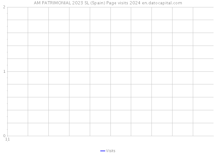 AM PATRIMONIAL 2023 SL (Spain) Page visits 2024 
