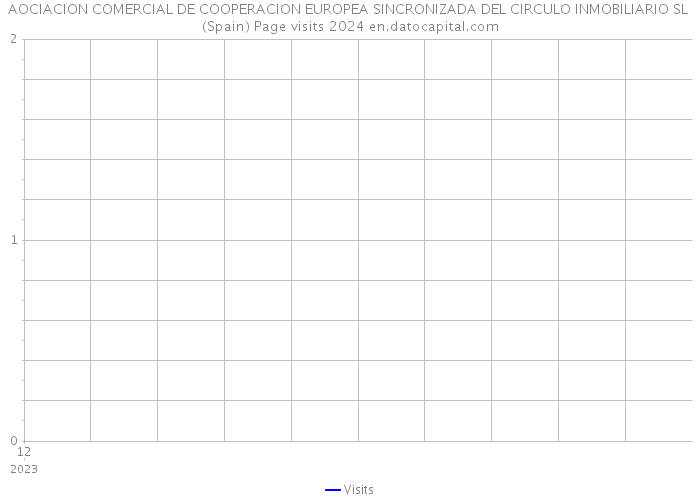 AOCIACION COMERCIAL DE COOPERACION EUROPEA SINCRONIZADA DEL CIRCULO INMOBILIARIO SL (Spain) Page visits 2024 