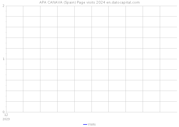 APA CANAVA (Spain) Page visits 2024 