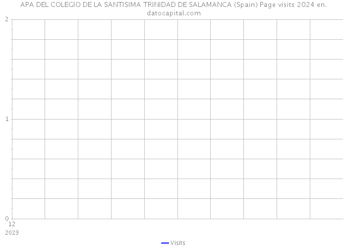 APA DEL COLEGIO DE LA SANTISIMA TRINIDAD DE SALAMANCA (Spain) Page visits 2024 