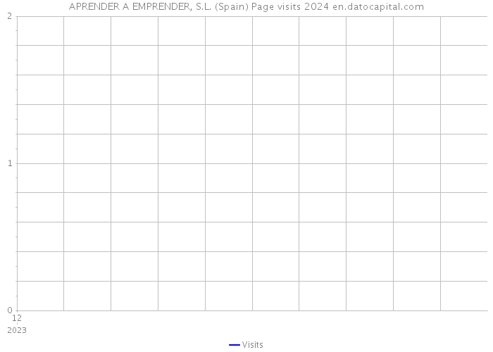 APRENDER A EMPRENDER, S.L. (Spain) Page visits 2024 