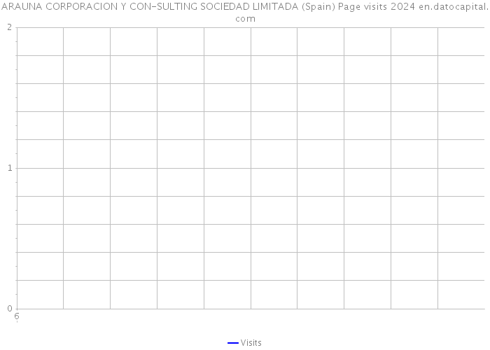 ARAUNA CORPORACION Y CON-SULTING SOCIEDAD LIMITADA (Spain) Page visits 2024 