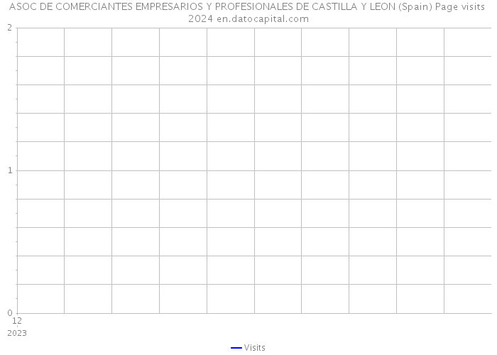 ASOC DE COMERCIANTES EMPRESARIOS Y PROFESIONALES DE CASTILLA Y LEON (Spain) Page visits 2024 