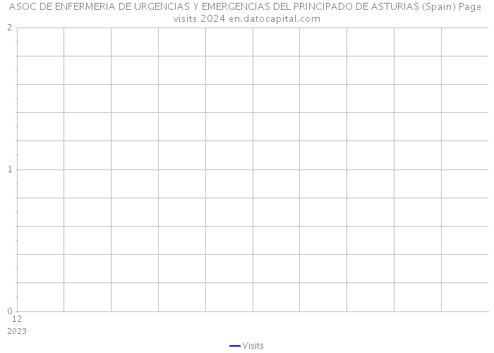 ASOC DE ENFERMERIA DE URGENCIAS Y EMERGENCIAS DEL PRINCIPADO DE ASTURIAS (Spain) Page visits 2024 