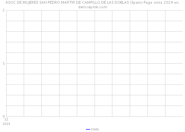ASOC DE MUJERES SAN PEDRO MARTIR DE CAMPILLO DE LAS DOBLAS (Spain) Page visits 2024 