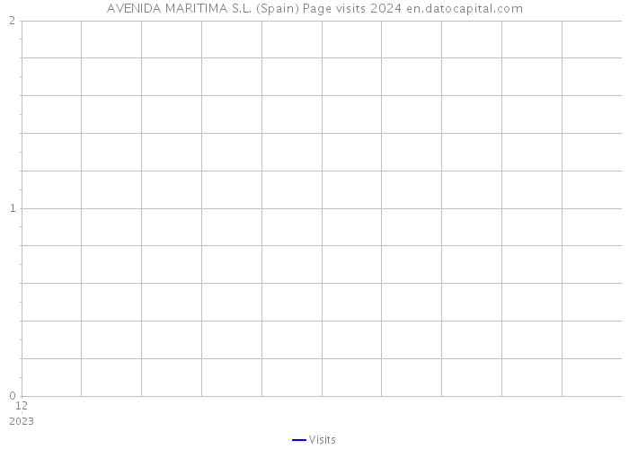 AVENIDA MARITIMA S.L. (Spain) Page visits 2024 