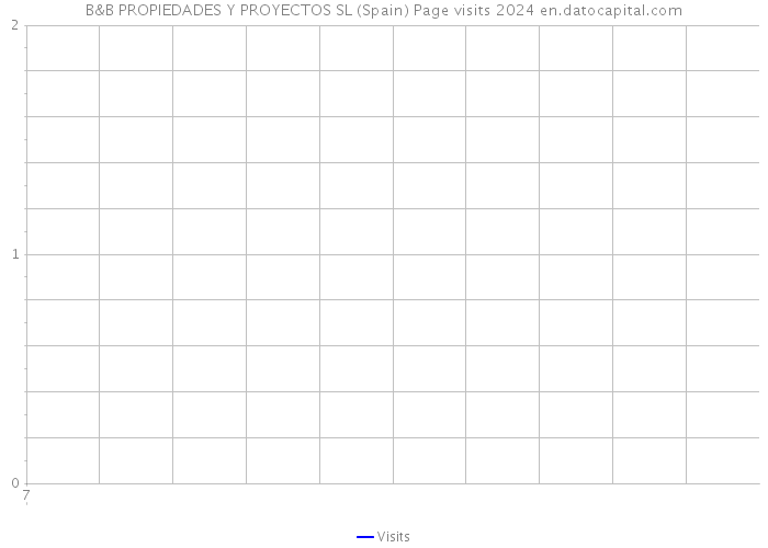 B&B PROPIEDADES Y PROYECTOS SL (Spain) Page visits 2024 