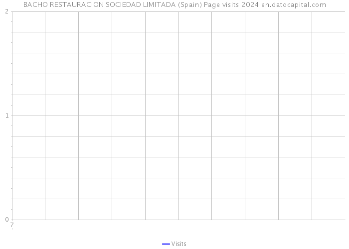 BACHO RESTAURACION SOCIEDAD LIMITADA (Spain) Page visits 2024 