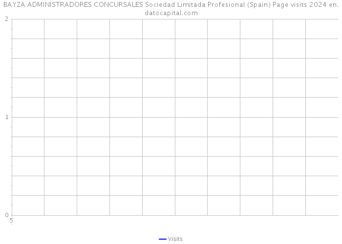 BAYZA ADMINISTRADORES CONCURSALES Sociedad Limitada Profesional (Spain) Page visits 2024 