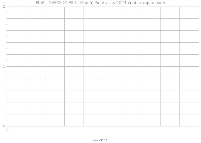 BINEL INVERSIONES SL (Spain) Page visits 2024 