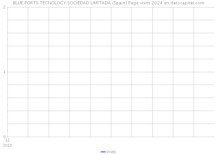 BLUE PORTS TECNOLOGY SOCIEDAD LIMITADA (Spain) Page visits 2024 