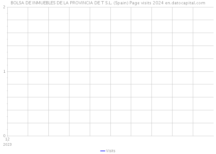 BOLSA DE INMUEBLES DE LA PROVINCIA DE T S.L. (Spain) Page visits 2024 