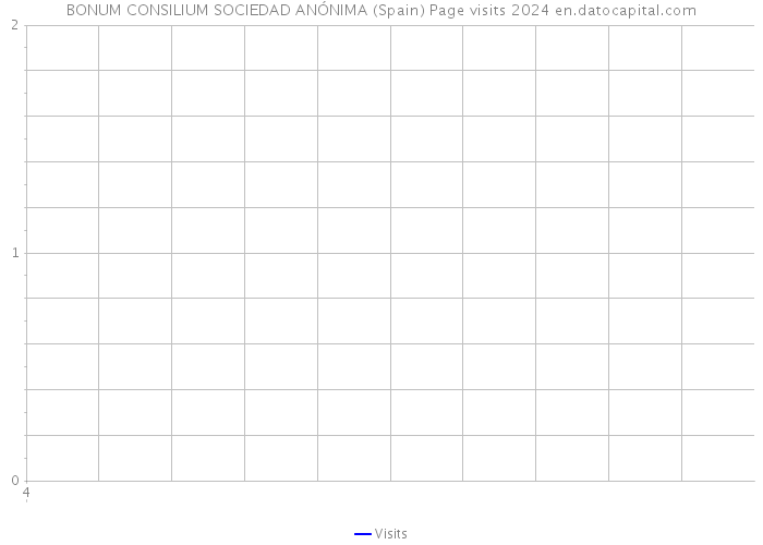BONUM CONSILIUM SOCIEDAD ANÓNIMA (Spain) Page visits 2024 