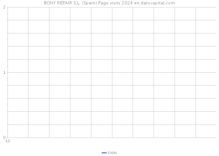 BONY REPAIR S.L. (Spain) Page visits 2024 